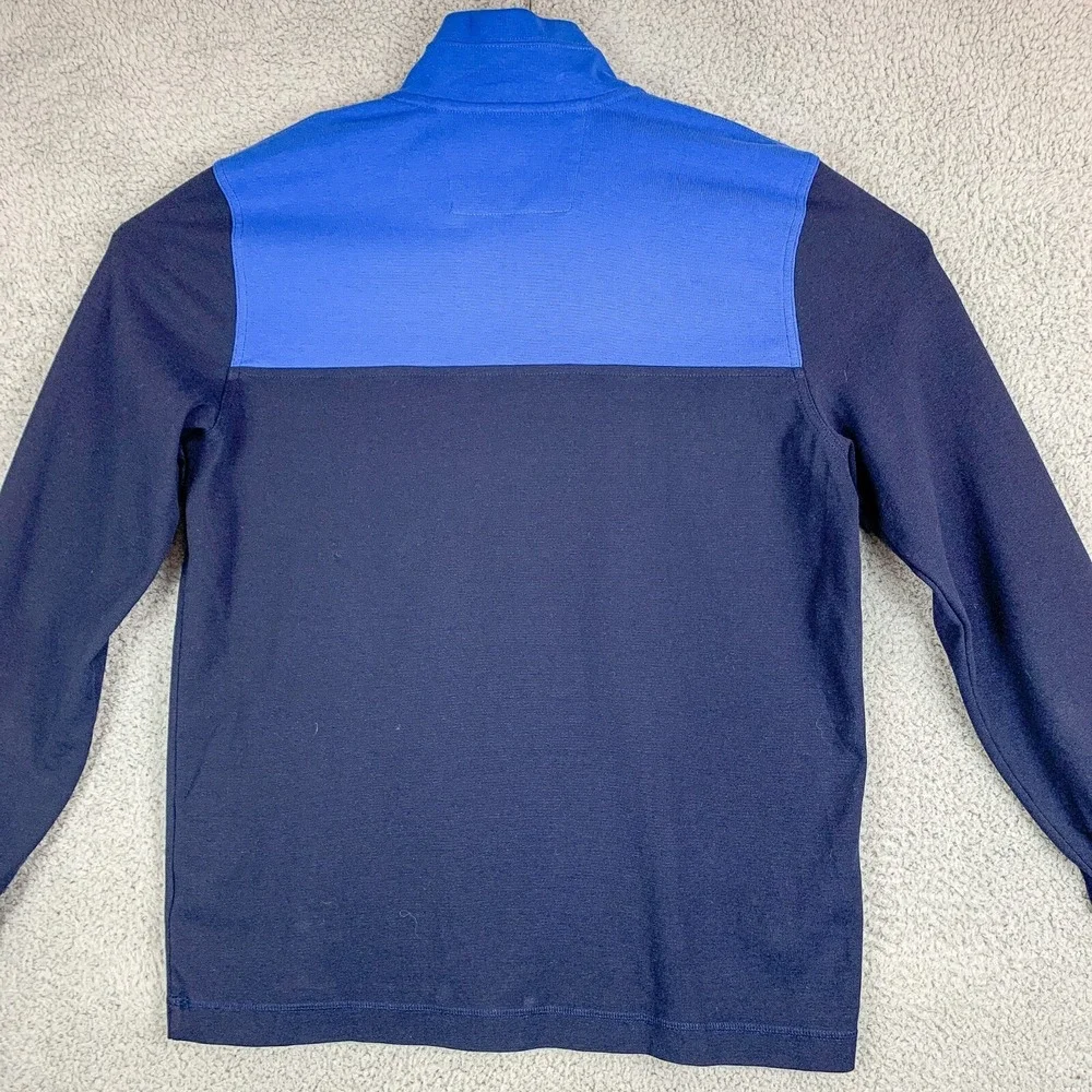 Banana Republic‎ Sweater Mens Large Blue Business Casual Athleisure Stretch Fall